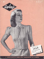 vintage 1940s bed jacket knitting patterns