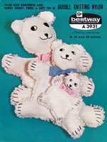 vintage teddy bear knitting patterns