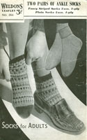 vintage fair isle ladies  socks