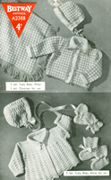 vintage collectable baby knitting pattern
