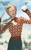 vintage knitting pattern fairl isle