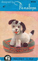 vintage toy dog knitting pattern