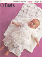 vintage crochet baby patterns 1970s