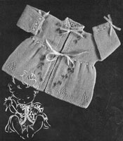 baby matinee knitting pattern 1940