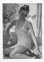 vintage underwear knitting pattern 1940s knickers vest cami pants