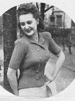 ladies 1941 knitting pattern for jumper