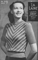 bairnswear 2170 knitting pattern forladies chevron knitting pattern from 1940s