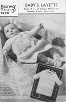 vintage baby shawl and jacket knitting pattern 1940s