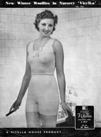 vintage ladies underwear knitting pattern vest and panties pantees knickers 1920s