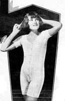 vintage knitting patttern for girls combintations 1920s