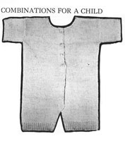 vintage baby combinations knitting pattern 1920s