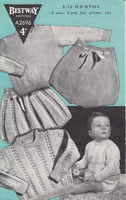 vintage baby boy sets from 1940s knitting pattern
