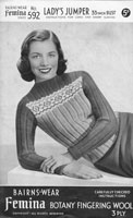 vintage ladies fair isle knitting patterns