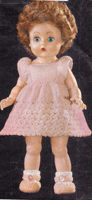 dolly knitting pattern from 1960s