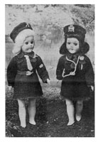 vintage chiltren twin dolls knitting patterns