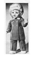 vintage little pirncess from pedigree 1950s 14 inc h doll knitting patterns