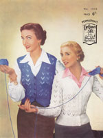 ladies cardigan and waistcoat