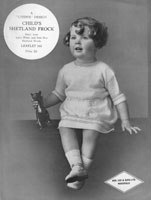 vintage baby dress knitting pattern 1920