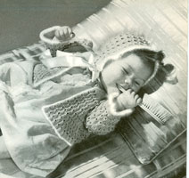 vintage baby knitting pattern