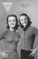bestwa vintage knitting pattern 1940s