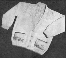 vintage baby cardigan knitting pattern 1940s