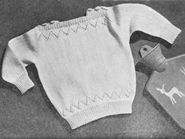 baby jumper knitting pattern 1940s
