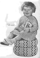 vintage baby dress knitting pattern from 1936