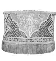 vintage lamp shade crochet pattern from 1917