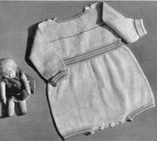vintage baby riomper knitting pattern from 1920s.