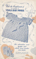 vintage baby knitting pattern dres set 1940s