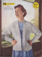 Great ladies vintage jacket knitting pattern