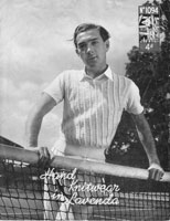 vintage tennis jumper mens 1940
