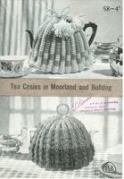 retro knitting pattern for tea cosy