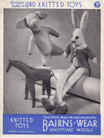 vintage toy pattern from bairnswear 1930