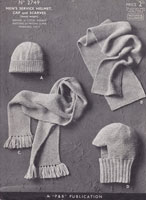 vintage knitting pattern for world war two service wear 1940