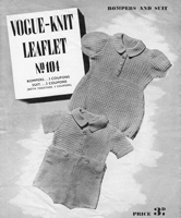 vintage baby romper and knicker set from 1940s wartime knitted in vintage 3ply