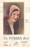vintage ladies hats knitting pattern from 1920s