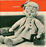 vintage knitted doll knitting patterns