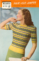 fair isle ladies knitting patterns