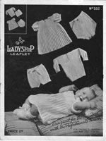 vintage ladyshop 352 knitting pattern dress  1920s