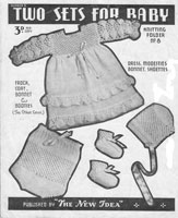 vintage dress set knitting pattern new idea australian  baby knitting patterns