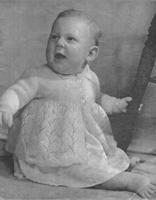 vintage baby matinee jacket knitting pattern 1950s