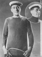 vintage world war 2 knitting pattern for naval jumper