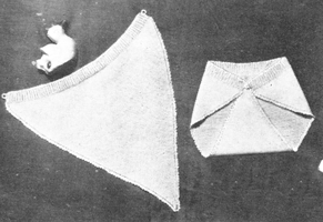 baby vest knitting pattern 1940s