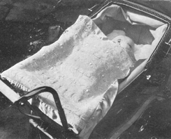 vintage baby pram cover knitting pattern 1940s
