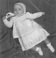 vintage kniting pattern for layette