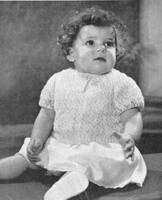 vinage baby jumper knitting pattern 1940s