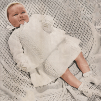 laette baby knitting pattern 1940s