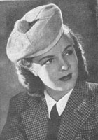 vintage ladies beret knitting pattern from 1940s