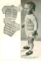vintage baby fair isle knitting patterns